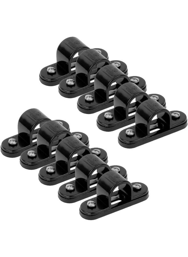 Royal Apex Pvc Electrical Conduit Pipe And Fittings For Indoor And Outdoor Electrical Wiring And Cabling Pack Of 10 20Mm Saddle - Image 1