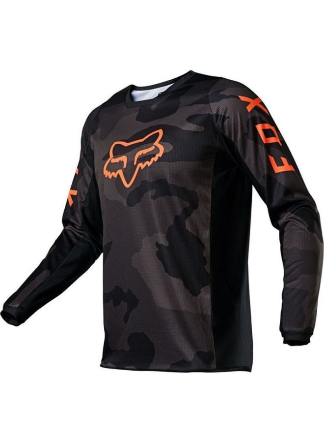 Cycling Jersey Off-road Motorcycle Suit Spring Autumn Men's Breathable Sweat-wicking Long T-shirt Racing Suit Downhill Suit