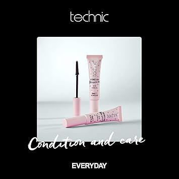 Technic Intense Lash Mascara in Rich Black Vegan Formula With Jojoba Oil Vitamin E To Moisturise Condition Lashes With a Tapered Wand For Intense Length Volume In Just One Coat 10ml - Image 3