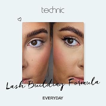 Technic Intense Lash Mascara in Rich Black Vegan Formula With Jojoba Oil Vitamin E To Moisturise Condition Lashes With a Tapered Wand For Intense Length Volume In Just One Coat 10ml - Image 4