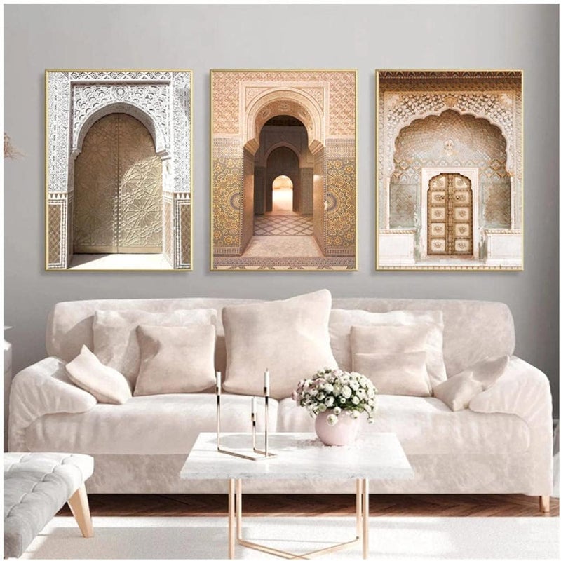 BPA Gold Arabic Calligraphy Wall Art Set - Image 1
