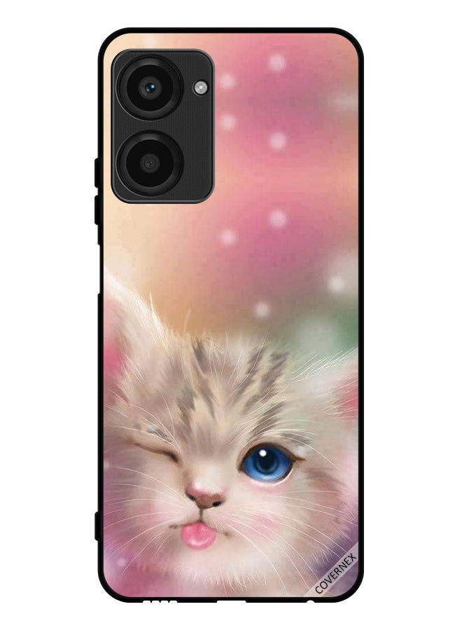 Covernex Protective Case Cover For Realme 10 Pro Cute Cat - Image 1