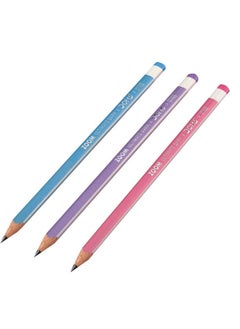 DOMS 36-Piece Zoom Graphite Pencils With 1 Sharpener And Eraser  - Image 3