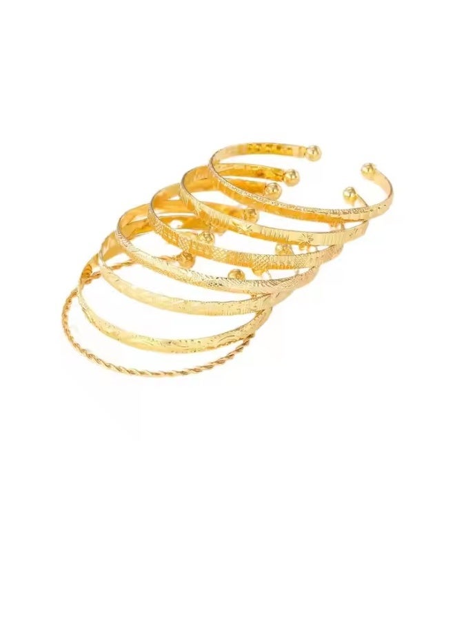 7PCS Chic Bracelets Mix And Match For Daily Outfits Party Accessories Adjustable Jewelry - Image 4