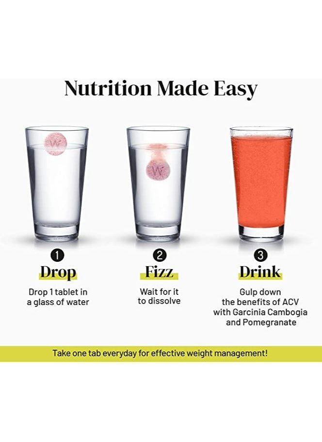 WELLBEING NUTRITION - Apple Cider Vinegar With Garcinia Cambogia And Pomegranate, 51 Tabs - Image 1