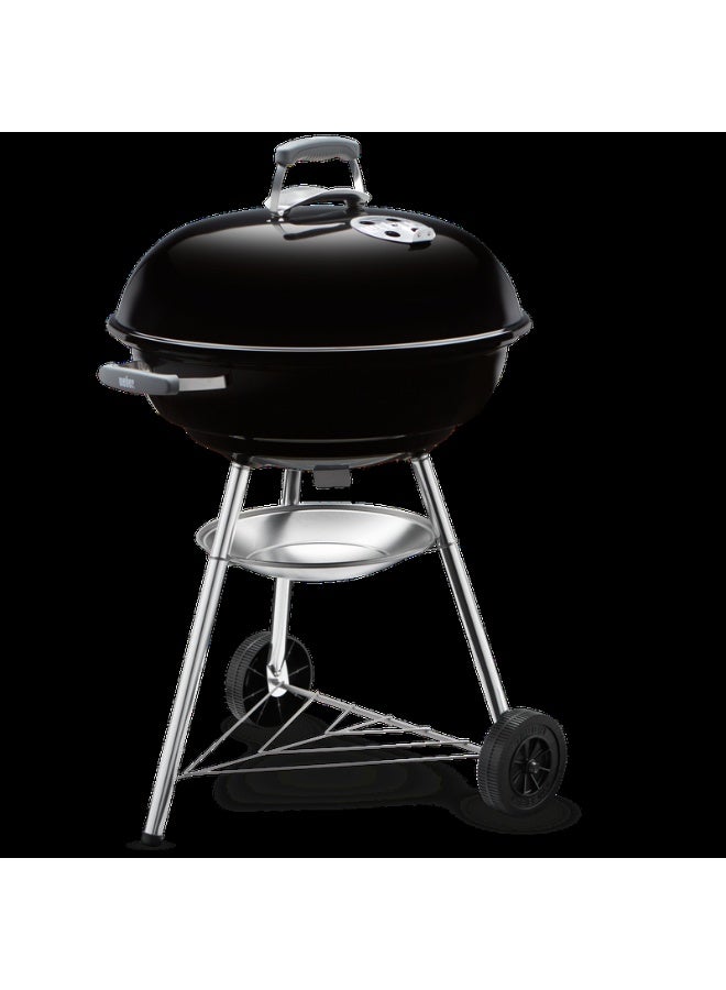 Weber Kettle Stainless Steel Charcoal Grill Black | 98 x 56 x 63 cm|Premium Charcoal Grill For Outdoor Barbeque and cooking - Image 1