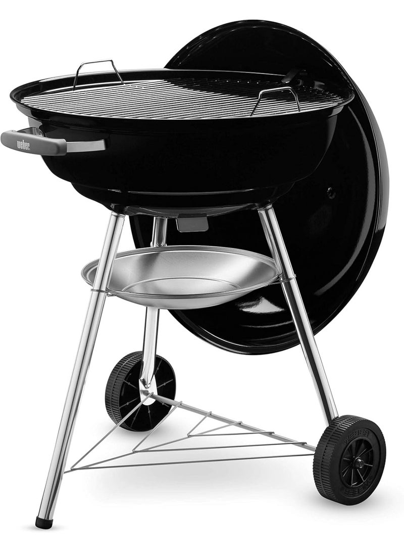 Weber Kettle Stainless Steel Charcoal Grill Black | 98 x 56 x 63 cm|Premium Charcoal Grill For Outdoor Barbeque and cooking - Image 4