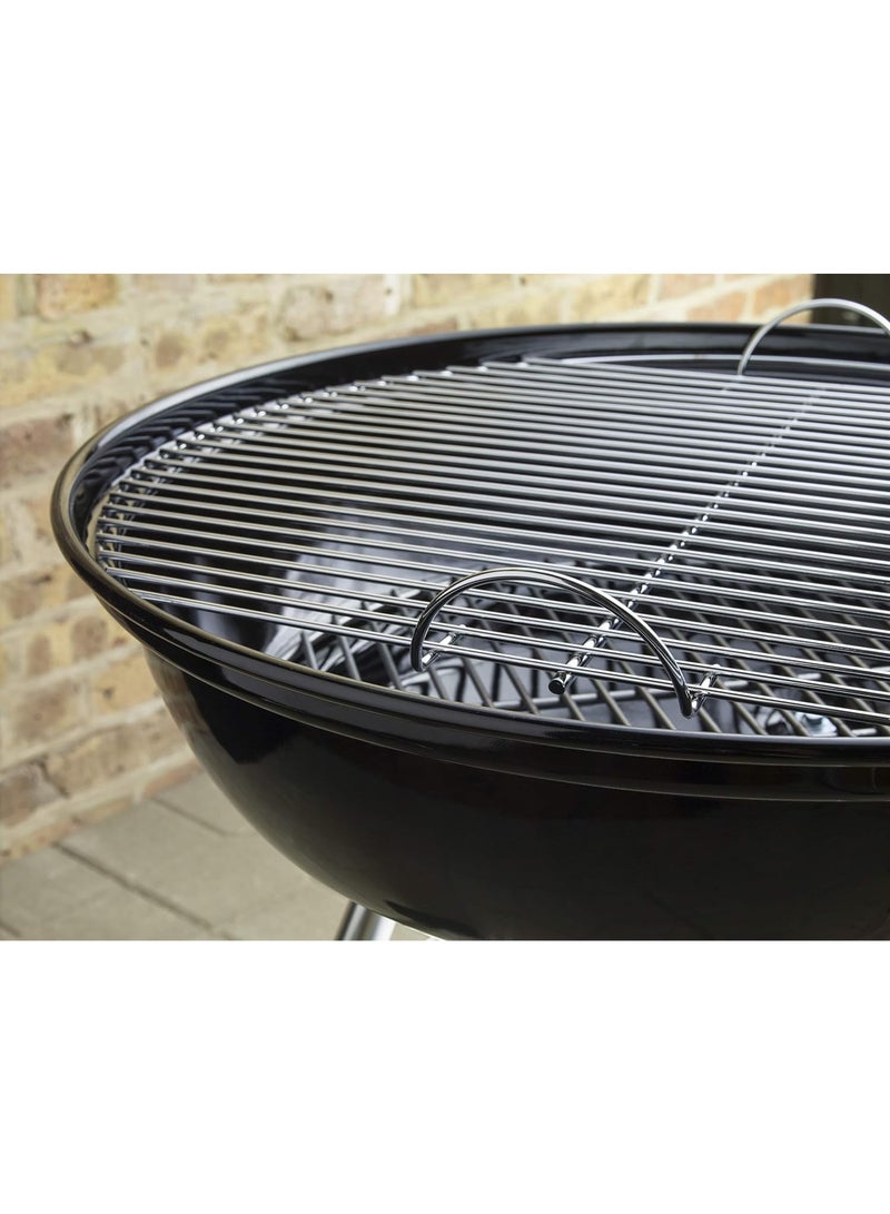Weber Kettle Stainless Steel Charcoal Grill Black | 98 x 56 x 63 cm|Premium Charcoal Grill For Outdoor Barbeque and cooking - Image 5