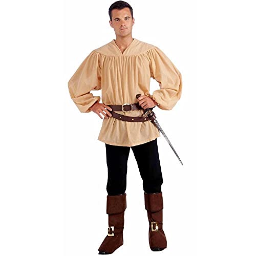 Rubies Forum Novelties Men's Medieval Costume Top, Beige, Standard - Image 1