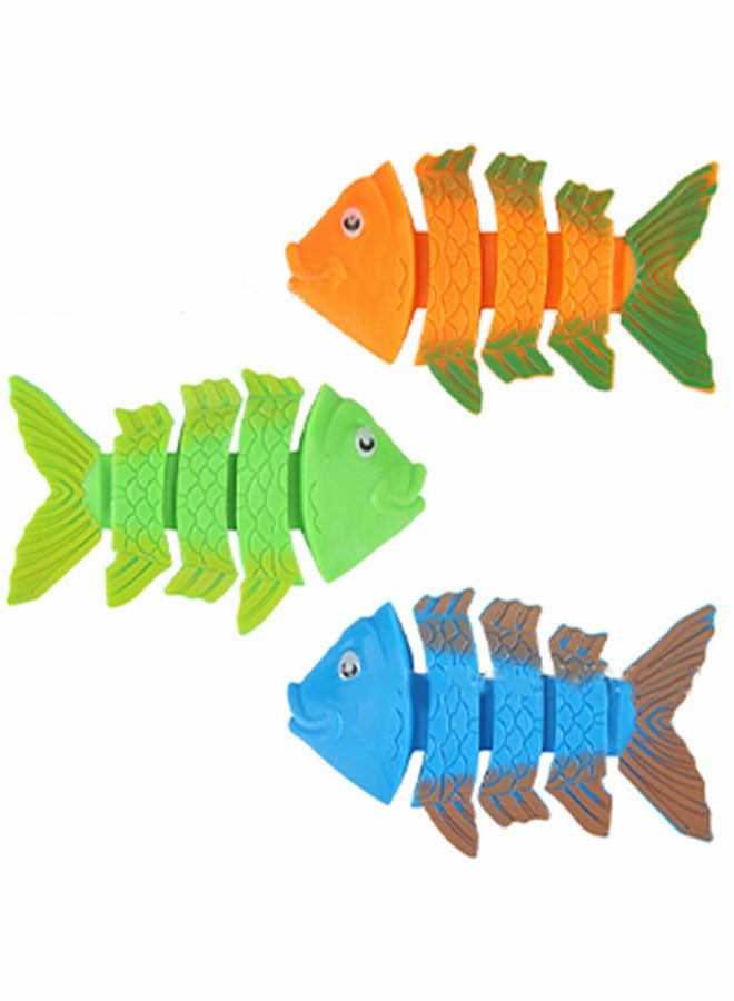 جرويك مجموعة ألعاب غوص مكونة من 22 قطعة ، ألعاب أطفال ، ألعاب مائية ، تدريب على الغطس ، بما في ذلك حلقات الغوص ، عشب الغوص ، عظام الأسماك ، أحجار كريمة تحت الماء - Image 3