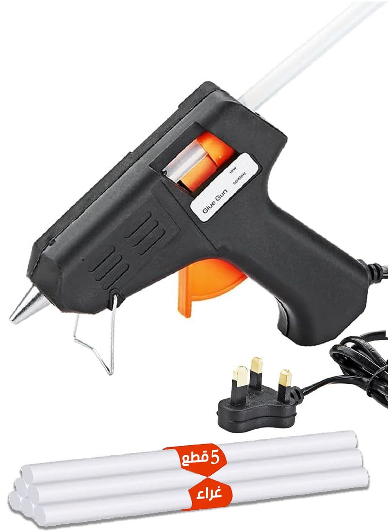 Generic Glue Gun With 5pcs Glue Sticks Available in two sizes, small 10 watts and large 40 watts  - Image 1
