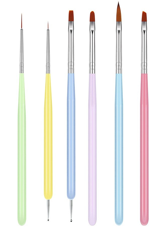 Kootinn Nail Art Brush Set with Gel Polish Design Pen, Nail Extension and Builder Gel Brush, Liner and Dotting Tools for Salon-Quality Art at Home - Ideal Christmas Gift. - Image 1