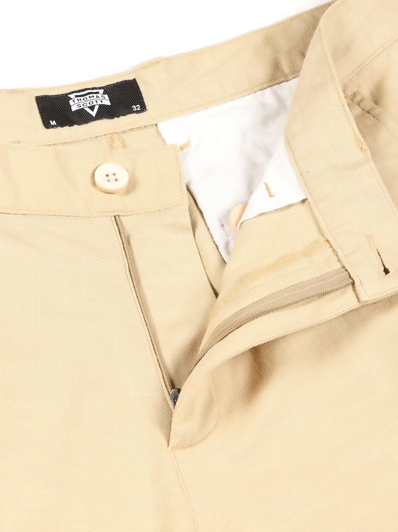 Thomas Scott Men's Regular Chino Shorts (Khaki, 36) - Image 5