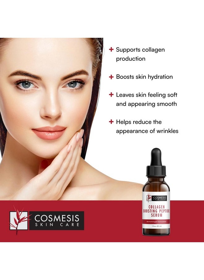 Cosmesis Skin Care Collagen Boosting Peptide Serum Synthesizes All Major Collagen Types Improves Firmness Smoothness & Reduces Wrinkles 1 Oz. Cosmesis  - Image 3