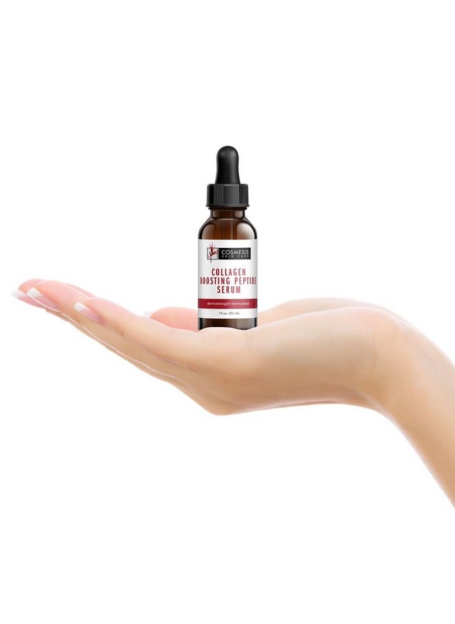 Cosmesis Skin Care Collagen Boosting Peptide Serum Synthesizes All Major Collagen Types Improves Firmness Smoothness & Reduces Wrinkles 1 Oz. Cosmesis  - Image 4
