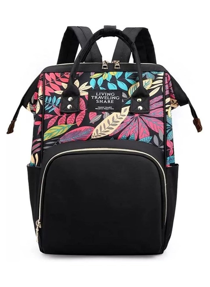 Mommy Baby Diaper bag Fashion multifunction Living Tree black  - Image 1
