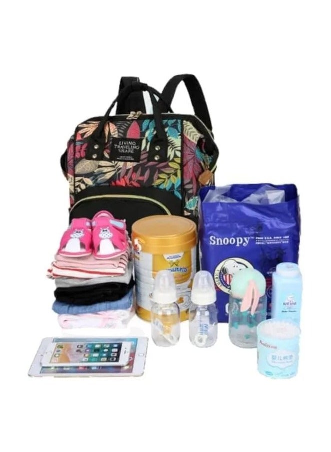 Mommy Baby Diaper bag Fashion multifunction Living Tree black  - Image 3