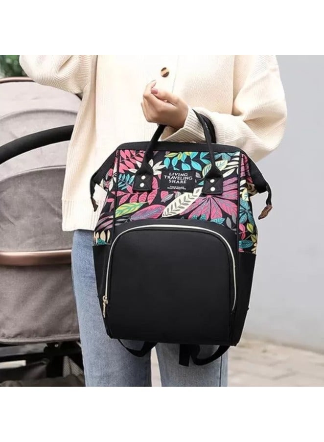 Mommy Baby Diaper bag Fashion multifunction Living Tree black  - Image 4