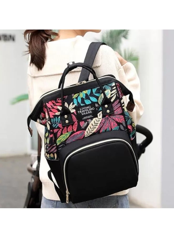Mommy Baby Diaper bag Fashion multifunction Living Tree black  - Image 5