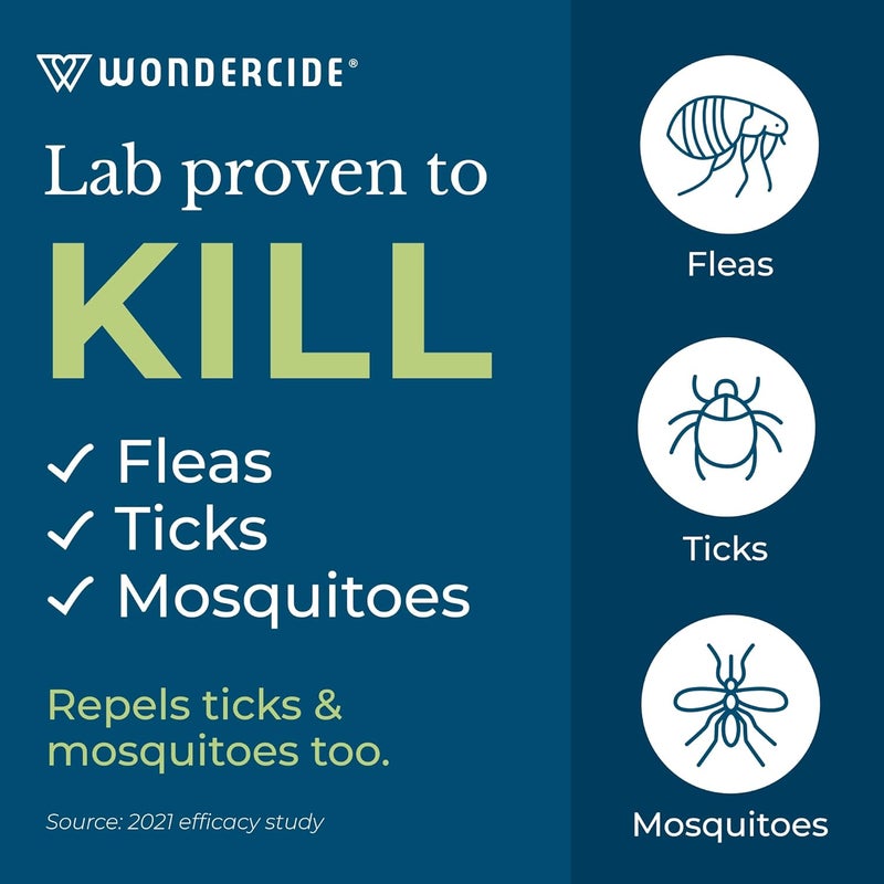 wondercide - Ready to Use Flea, Tick, and Mosquito Yard Spray with Natural Essential Oils – Mosquito and Insect Killer, Treatment, and Repellent - Plant-Based - Safe Around Pets, Plants, Kids - 32 oz - Image 3