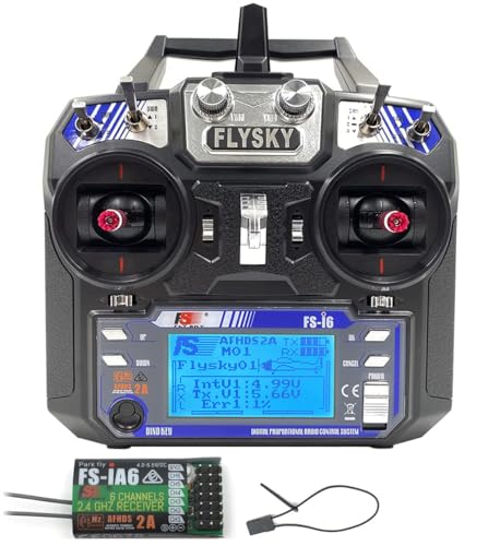 FLYSKY FSi6 6CH 24GHz Radio System RC Transmitter Controller wFSiA6 Receiver for RC Helicopter Plane Quadcopter Glide Mode_2 - Image 1