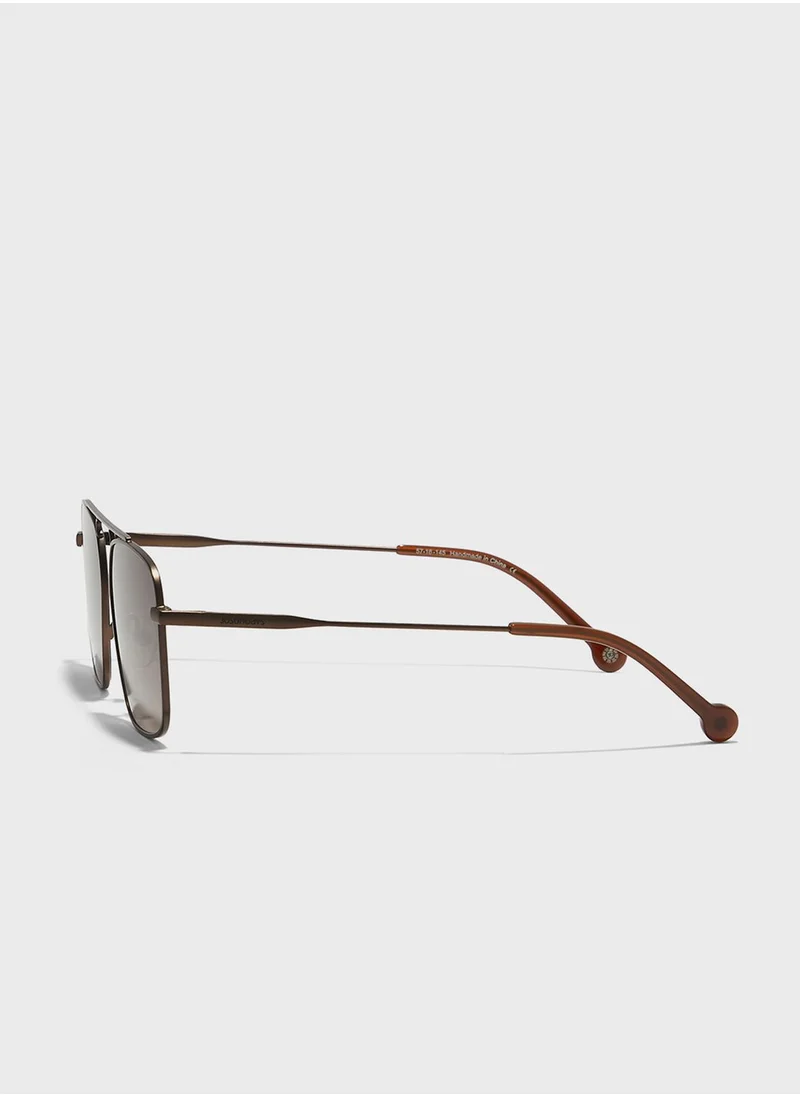 30 سندايز Roux Rectangular   Sunglasses
