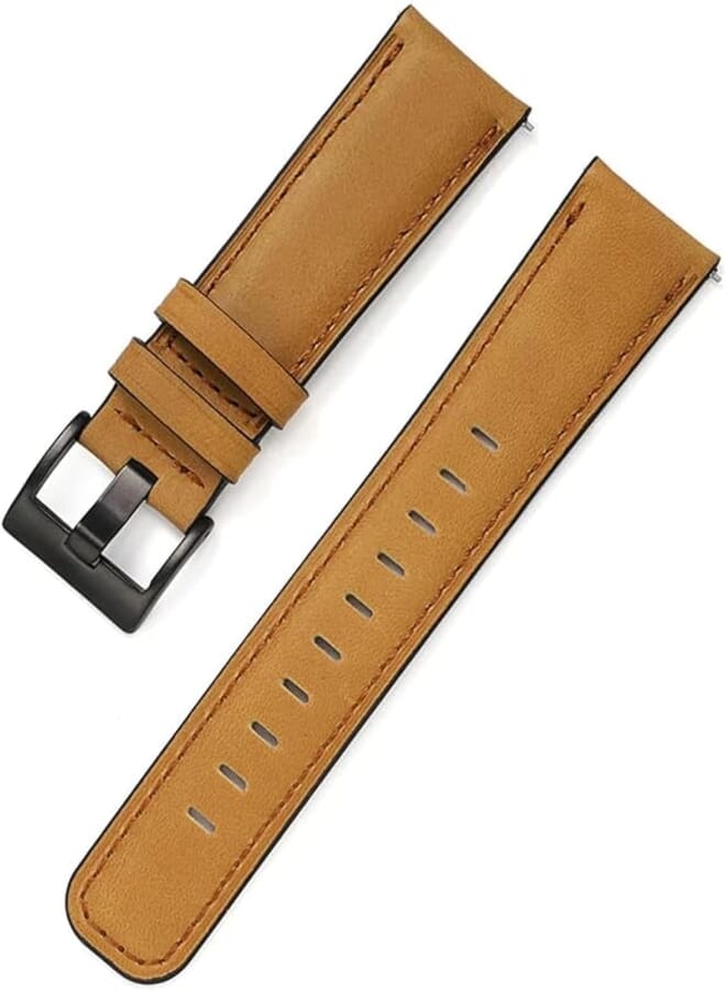 Next store Replacement Strap Compatible with Huawei Watch GT2 46mm, 22mm, Samsung Galaxy Watch 46mm, Galaxy Watch 3 45mm, Leather
