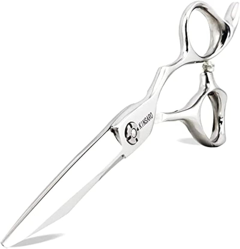 Barber Scissors Hair Scissors Hair Shears Professional Haircut Scissors 6 Inch 440c Barber Shears Sharp Hair Cutting Scissors KINSARO