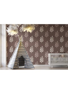 Home Gallery Boho Herbs  Fabric Wallpaper Covers An Area ​​Up To 4.2Mx3M With Adhesive  And Smoothing Tool  - Image 4