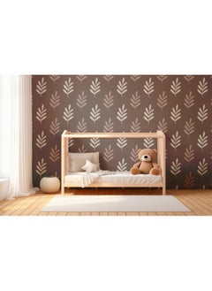 Home Gallery Boho Herbs  Fabric Wallpaper Covers An Area ​​Up To 4.2Mx3M With Adhesive  And Smoothing Tool  - Image 5