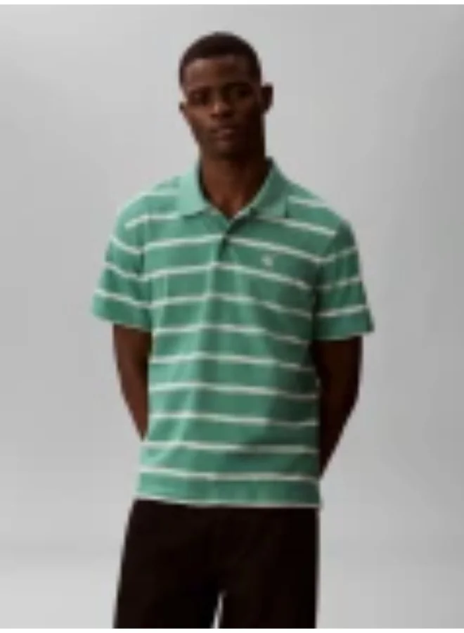 Calvin Klein Jeans Jersey Stripe Polo Shirt