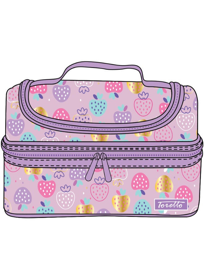 Toretto 4 PCS Backpack Set with 17 " School Backpack , Lunch Bag, Water Bottle & Pencil case, Gift for girls - Image 3