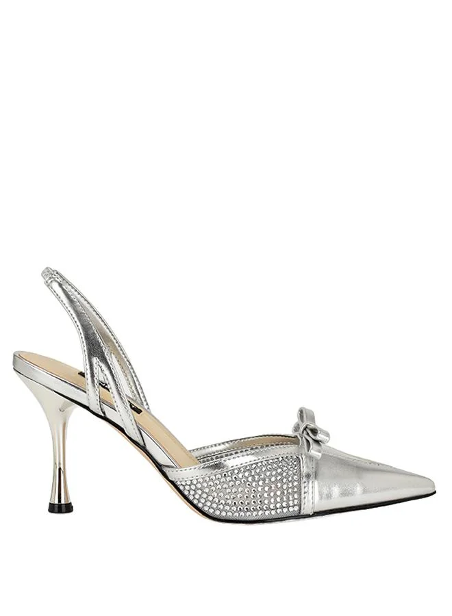 ناين ويست NINEWEST WNPADELL3 FOOTWEAR SILVER