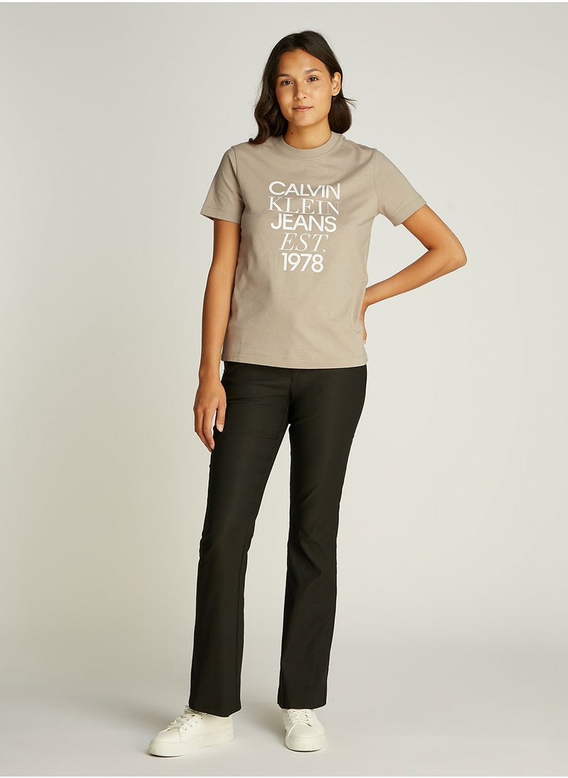 Calvin Klein Jeans - Mixed Logo Regular Tee - Image 1