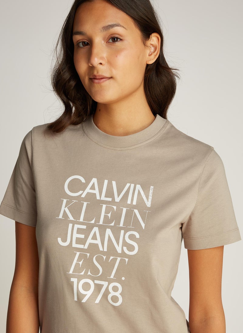 Calvin Klein Jeans - Mixed Logo Regular Tee - Image 1
