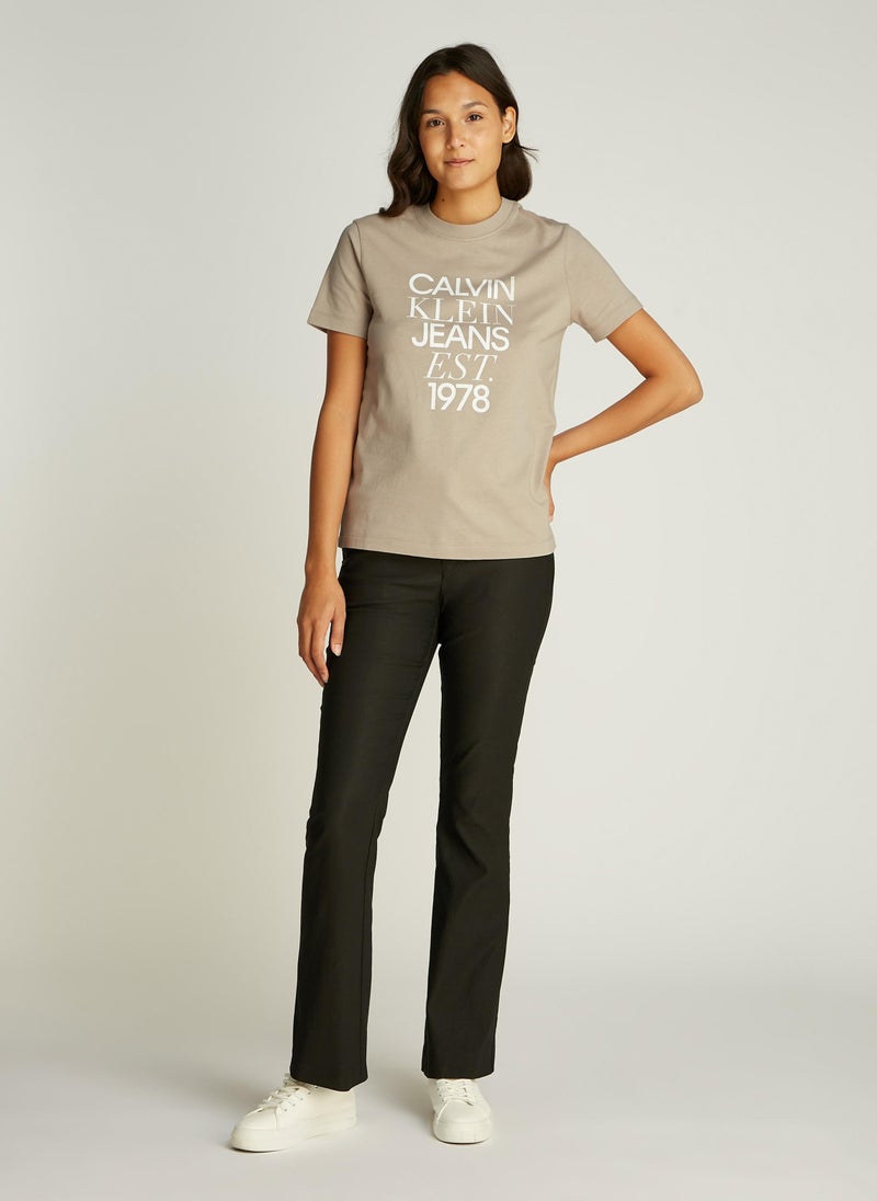 Calvin Klein Jeans - Mixed Logo Regular Tee - Image 1