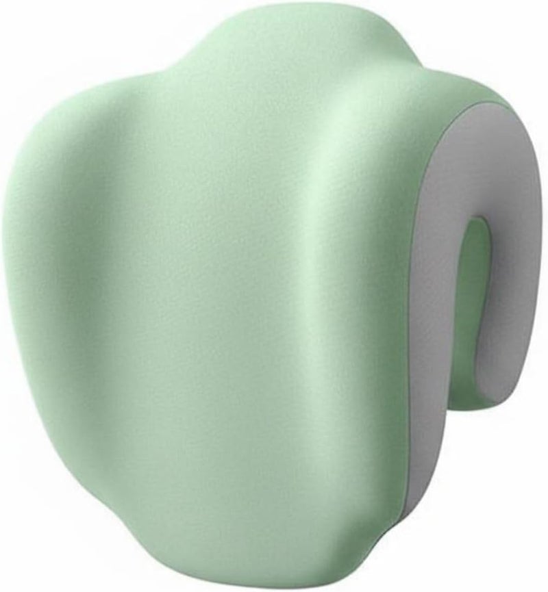 Office Chair Headrest Multi-Functional Computer Chair Neck Pillow Pressure Relief Desk Napping Pillow for Gaming Enthusiasts, Grey Green - Image 1