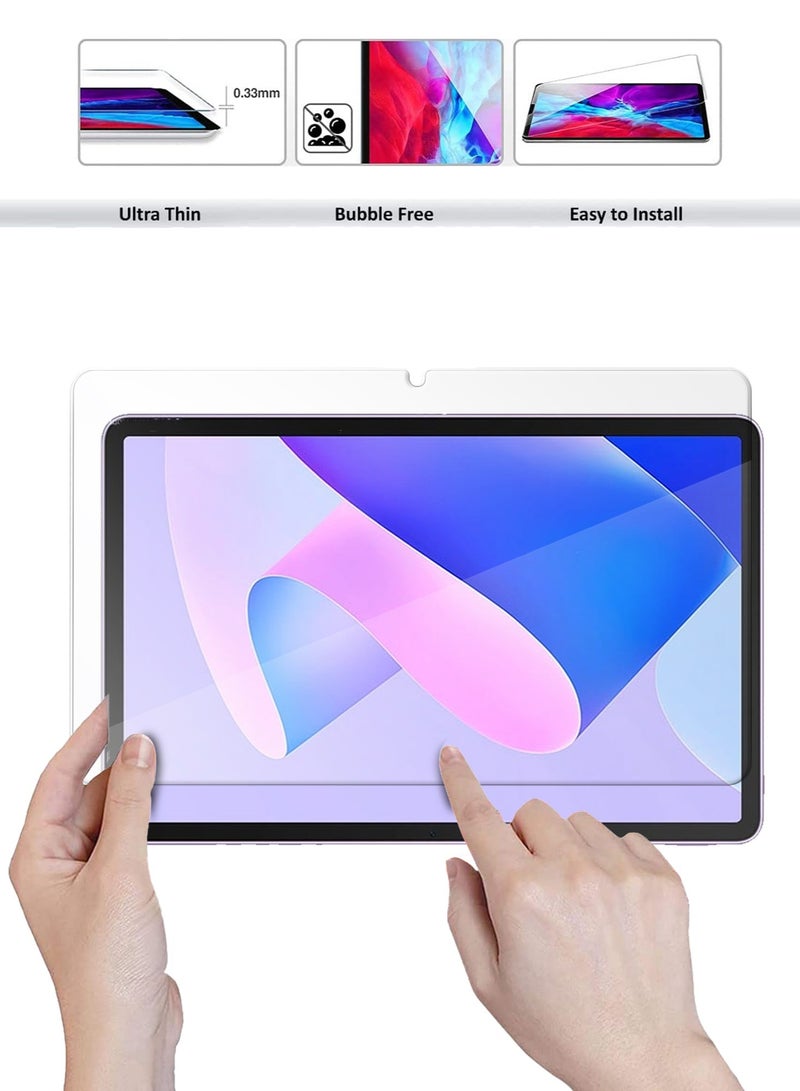 Wtech Premium Series Curved Edges Full Glue Full Cover Tempered Glass Screen Protector For Huawei MatePad 11 2023 Clear - Image 3