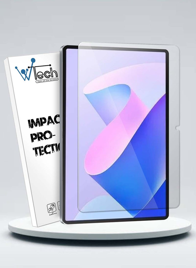 Wtech Premium Series Curved Edges Full Glue Full Cover Tempered Glass Screen Protector For Huawei MatePad 11 2023 Clear - Image 1