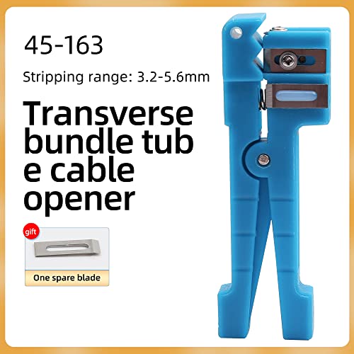 Cruiser 45-163 Fiber Optic & Coaxial Cable Stripper Tool (Blue, Alloy Steel) - Image 2