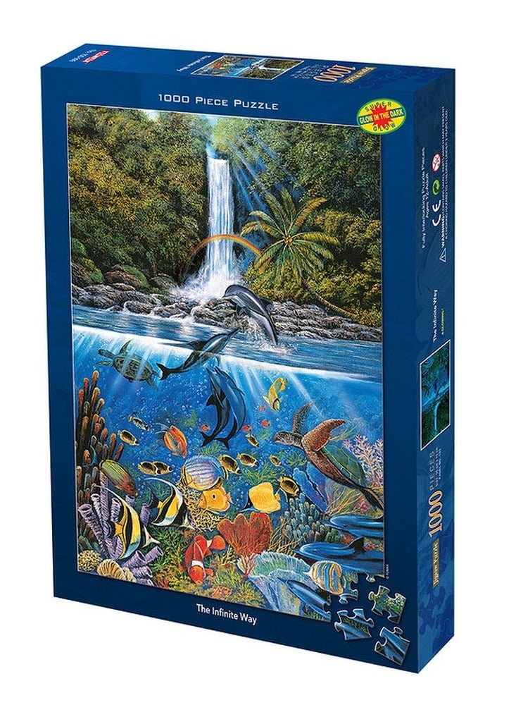 توماكس بازل الطريق اللامتناهي لاسماك المحيط متوهج في الظلام 1000 قطعة - 100-099 - Image 1