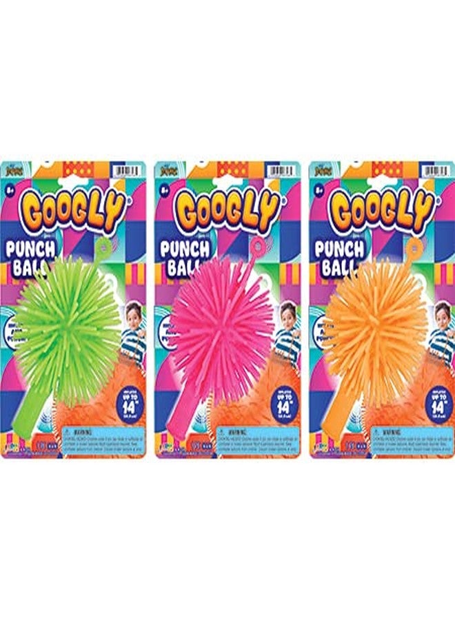 JA-RU Giant 14" Puffer Ball (1 Punch Ball Assorted) Inflatable Soft Spike Ball. Squishy Toys for Kids. Stress Relief Sensory Fidget Toys. Party Favors & Goodie Bag Stuffers. 6703-1 - Image 3