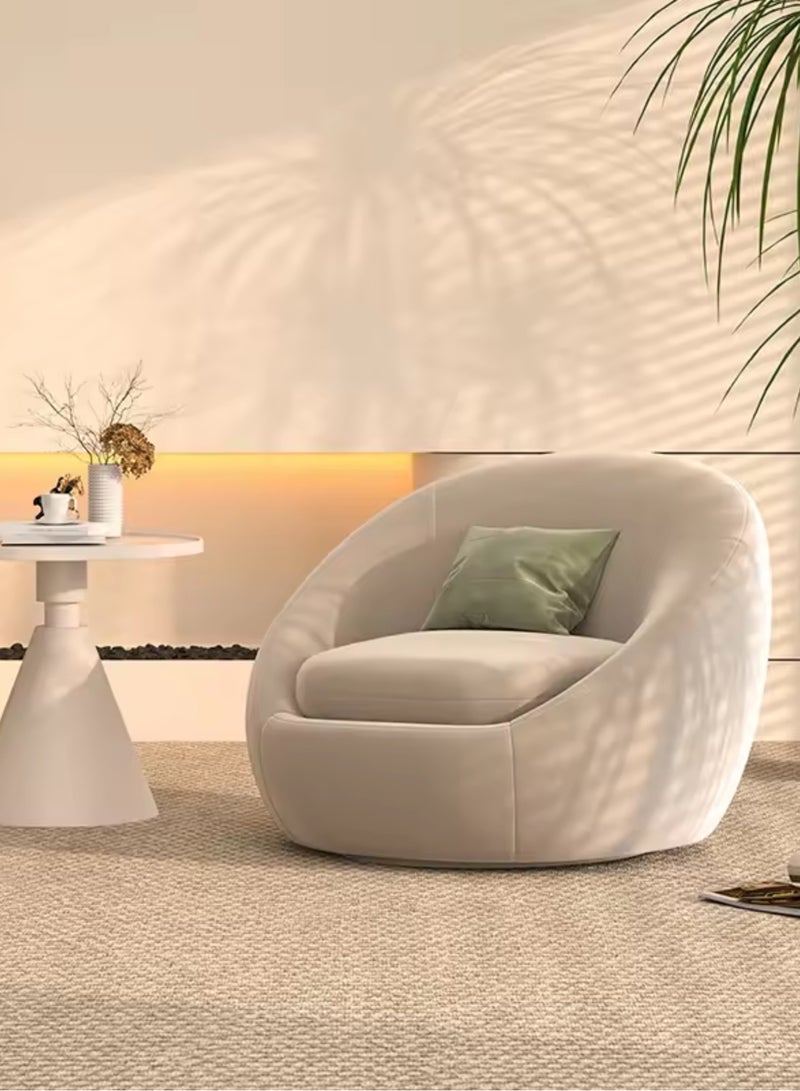AMF Furniture AMF Furniture's School Corner Couch Apartment Living Room Sofas, Velvet Living Room Used Sofa Sets Furniture Living Room (Beige)  - Image 1