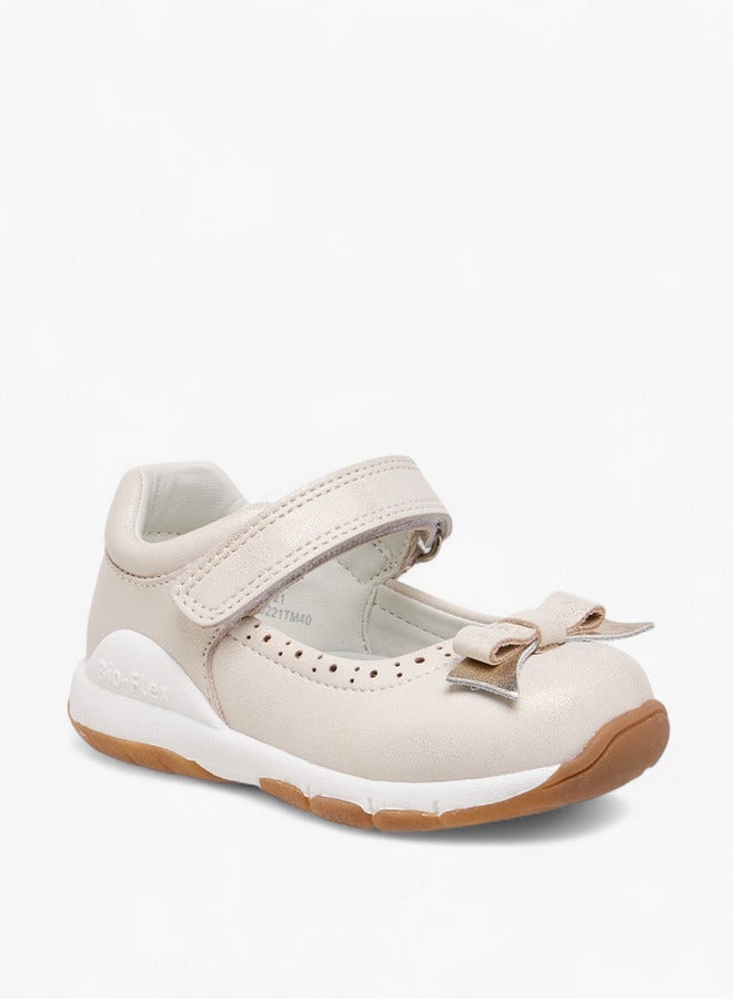 بيرفيت حذاء ماري جين بفيونكة وإغلاق بشريط لاصق - Image 2