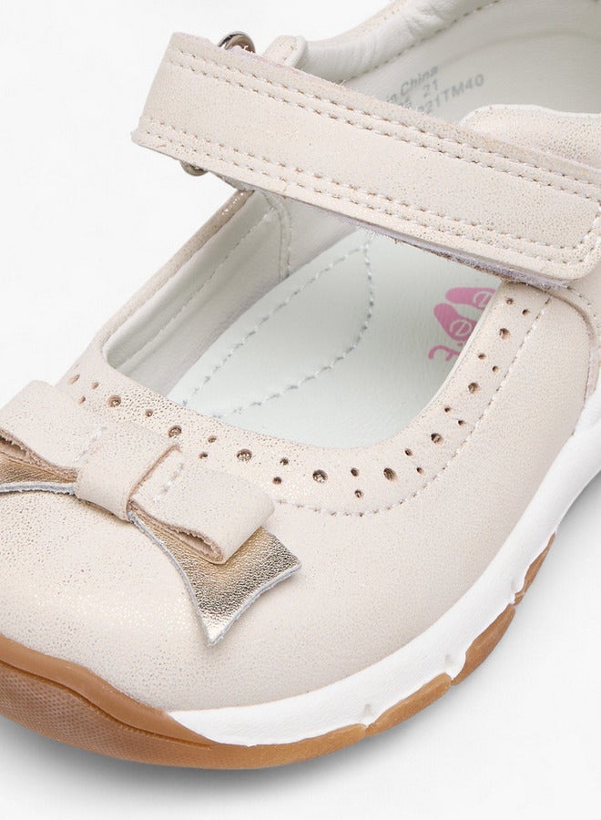 بيرفيت حذاء ماري جين بفيونكة وإغلاق بشريط لاصق - Image 4