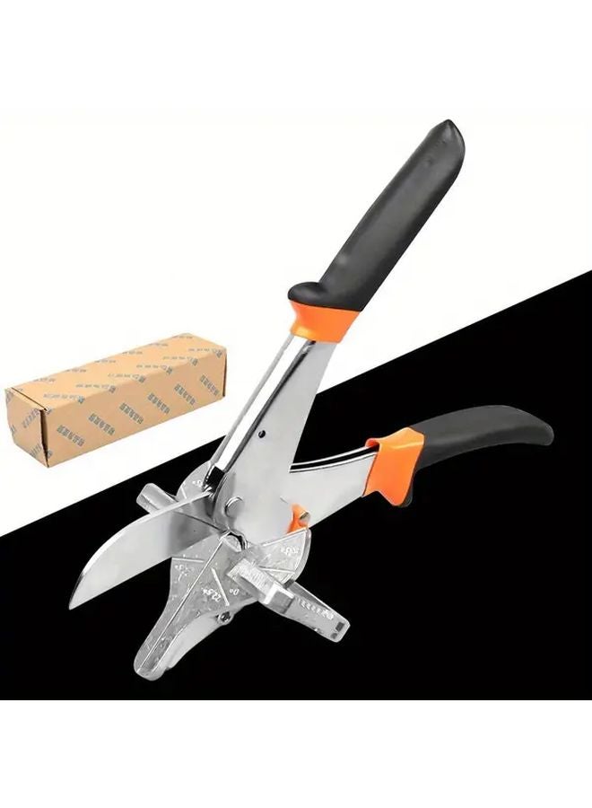 Orange Woodworking Scissors 45 and 90 Degree Groove Angles Polished Steel for U Edge Sealing - Image 5