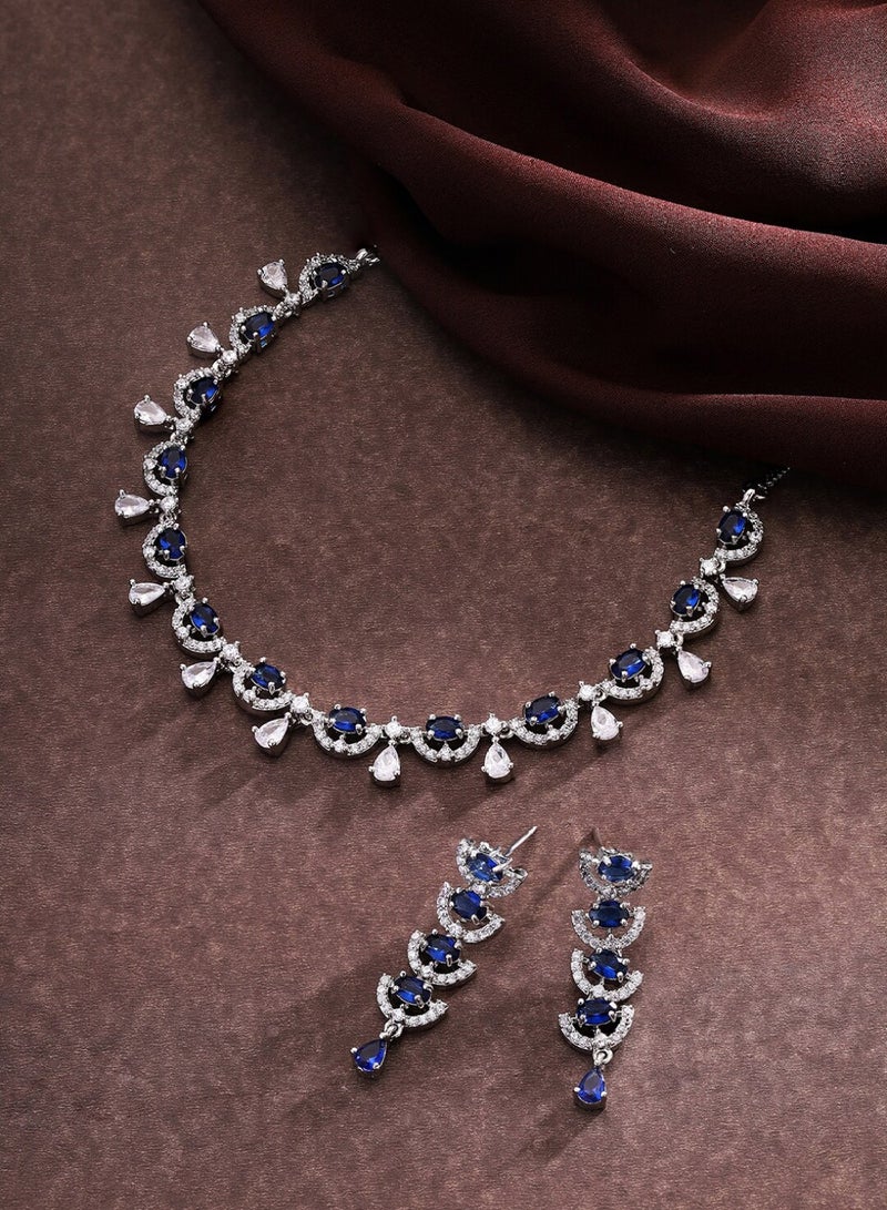 برياسي طقم مجوهرات مرصع - Image 1
