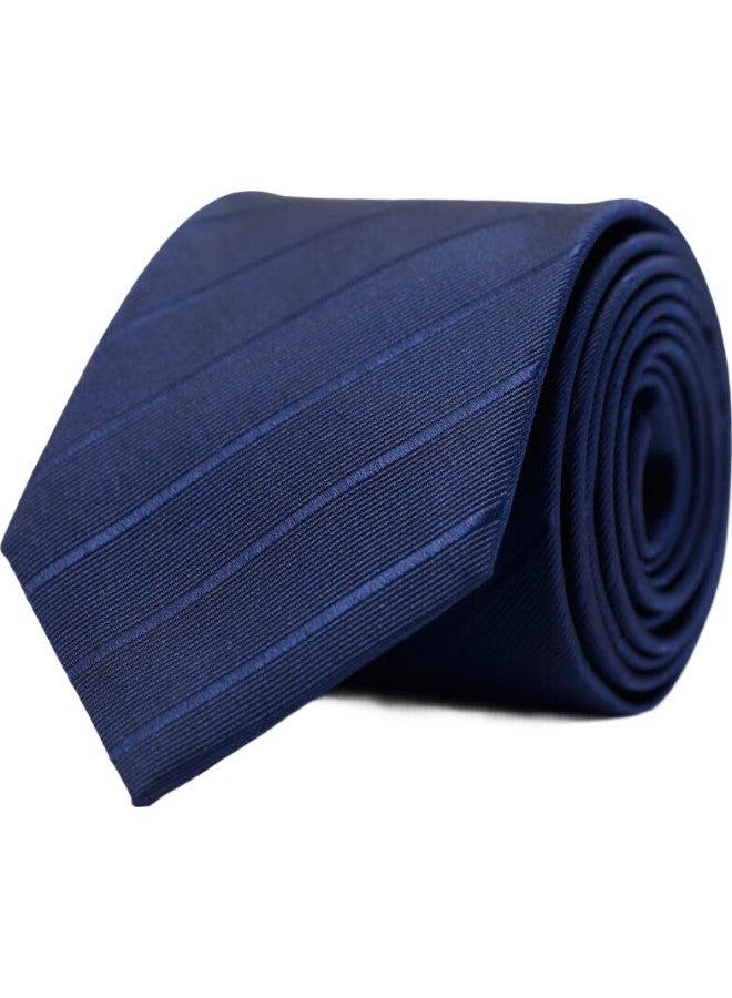 NORTHROP MARTIN Nose Martin Silk Tie For Men, High-End Business Hand-Tied Blue Striped Formal Wear, Groom Wedding Birthday Gift - Image 1