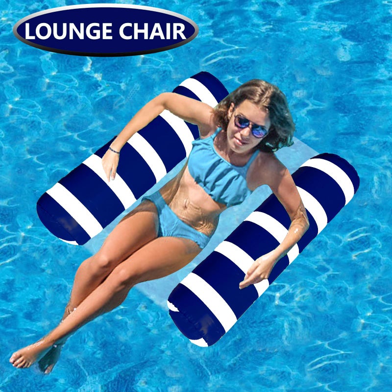 Annil 3 Pack Inflatable Pool Floats Adult Size Water Hammock,Floats for Swimming Pool,4-in-1 Multi-Purpose Pool Floating Toys,Pool Rafts Lounge Chairs Floaties,for Adults Vacation Fun and Rest - Image 3