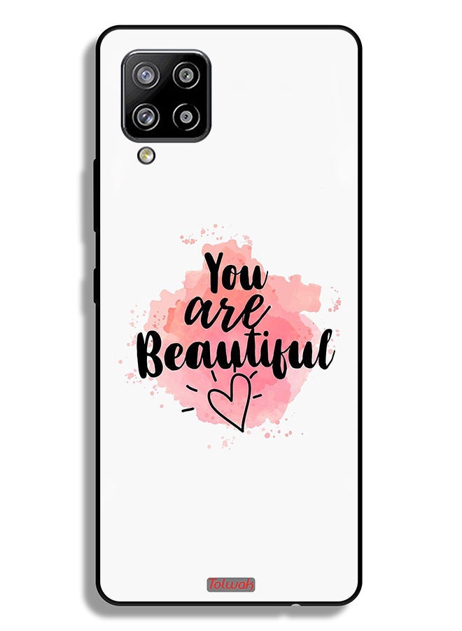 Tolwak Samsung Galaxy A42 5G Protective Case Cover You Are Beautiful - Image 1